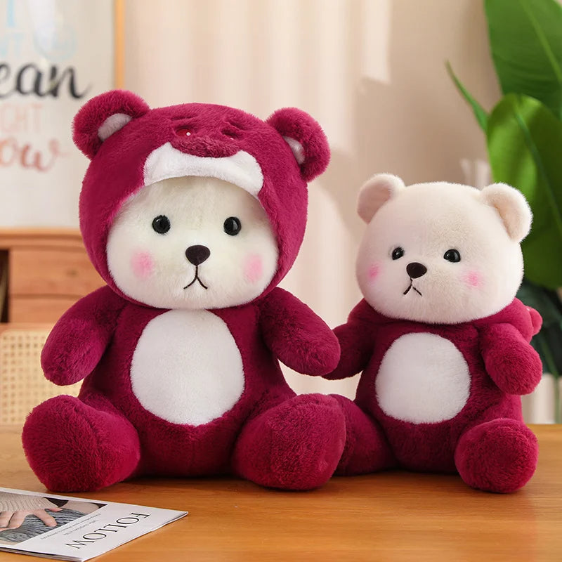 OSITO DISFRAZADO DE LOTSO 70 CM + TARJETA DE DEDICATORIA 😍✨