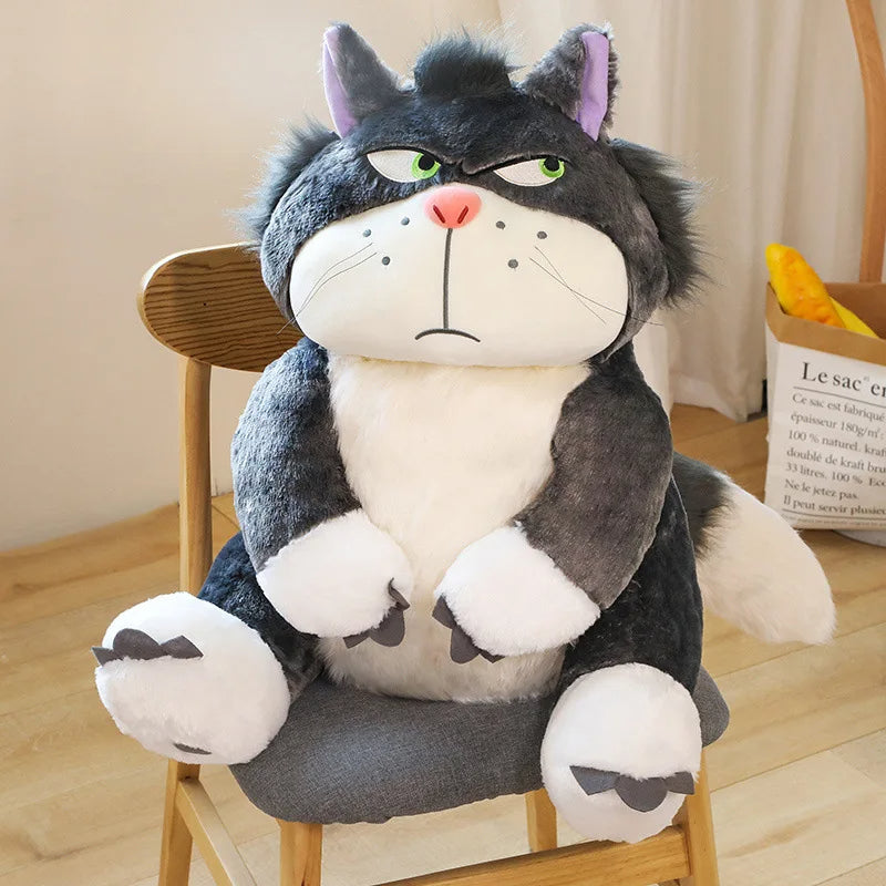 PELUCHE GATO LUCIFER + COLLAR DE TULIPAN 🌷💖
