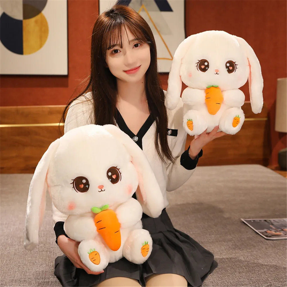 Peluche Conejo Kawai +  Tarjeta de Dedicatoria Personalizada  🥕🥰🌷