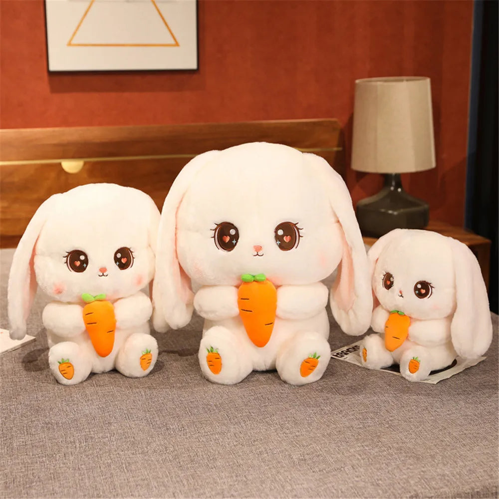 Peluche Conejo Kawai +  Tarjeta de Dedicatoria Personalizada  🥕🥰🌷