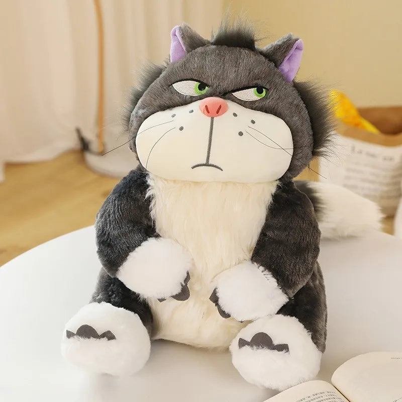 PELUCHE GATO LUCIFER + COLLAR DE TULIPAN 🌷💖