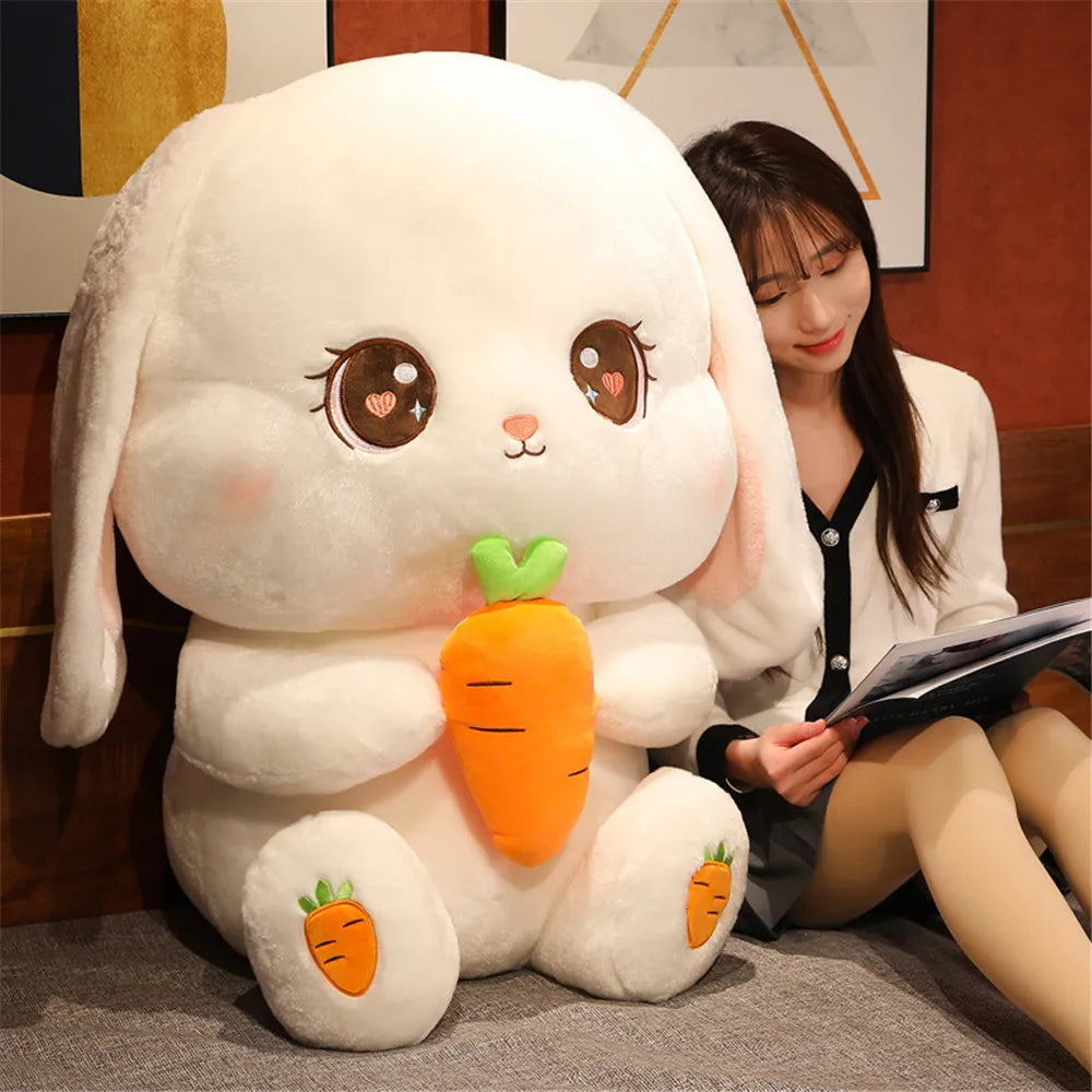 Peluche Conejo Kawai +  Tarjeta de Dedicatoria Personalizada  🥕🥰🌷