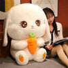 Peluche Conejo Kawai +  Tarjeta de Dedicatoria Personalizada  🥕🥰🌷